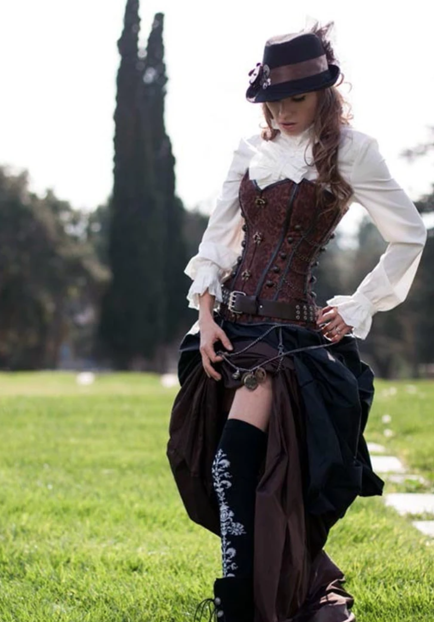 Steampunk Clothing - Steampunk Dress, Skirts, Jackets, Tops - Dark Fashion  Clothing