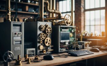 Steampunk Computer Gear