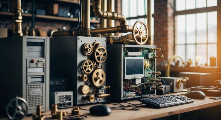 Steampunk Computer Gear